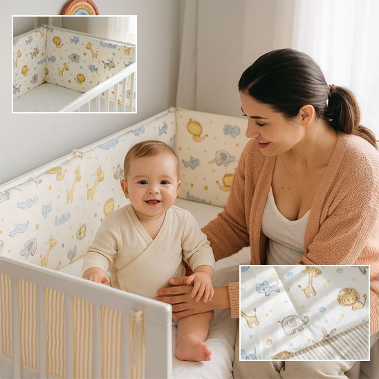 Tour de lit bébé protecteur | Cocon Sécurisant - Univerdesenfants