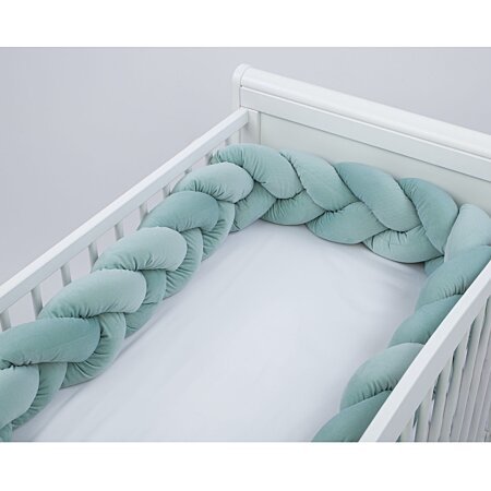 Tresse - de - lit - bébé - menthe - Univerdesenfants