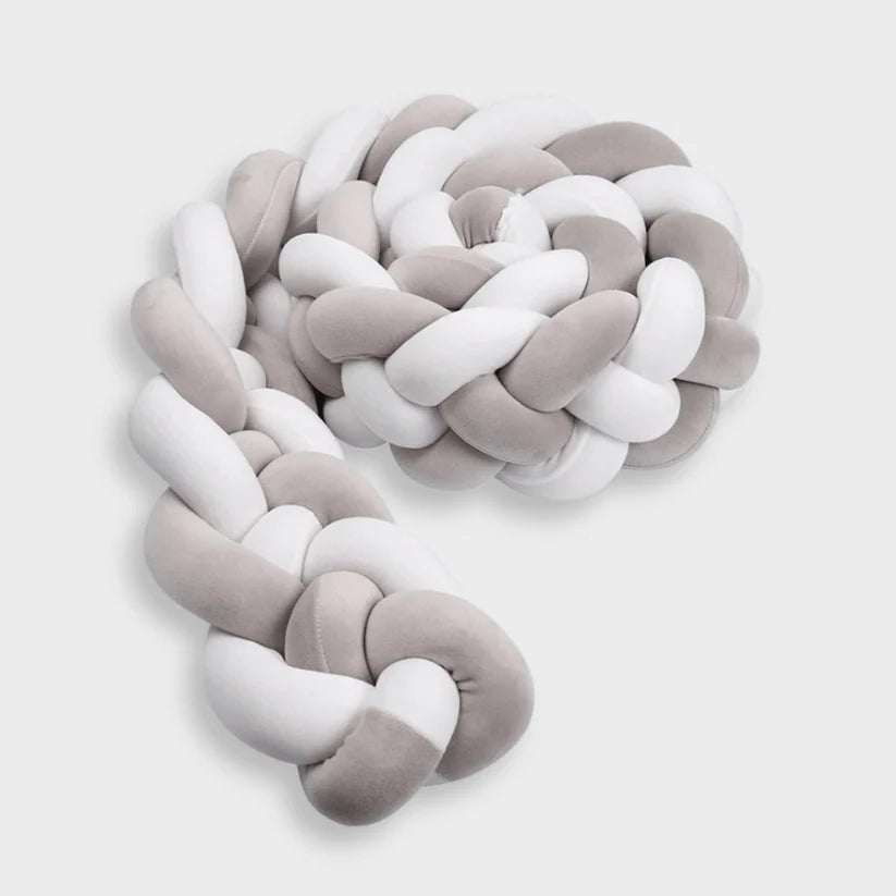 Tresse de lit - Gris Blanc - Univerdesenfants