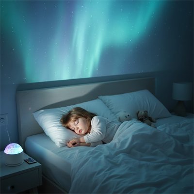 veilleuse bébé projection