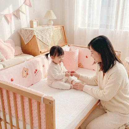 Tour de lit bébé fille | Douceur sécurisante™