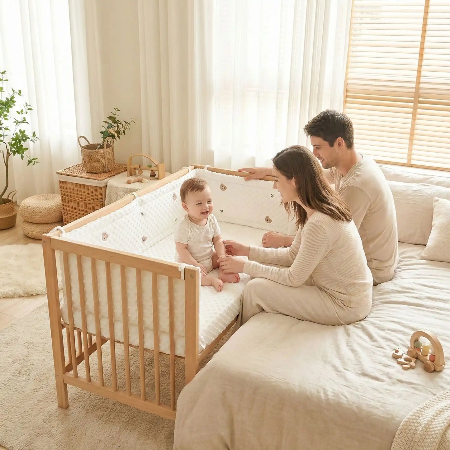 Tour de lit  bébé | chic