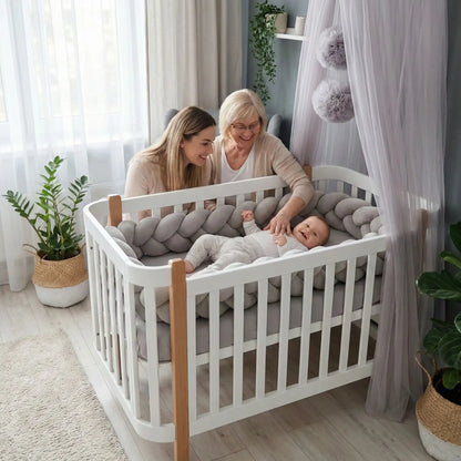 Tresse de lit cabane famille