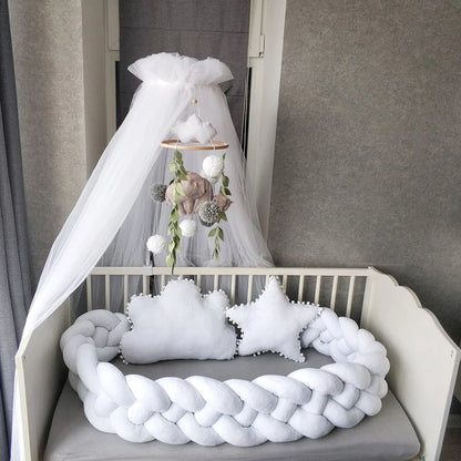 Tresse de lit cabane rond
