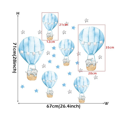 BabyElephant™ - Autocollants muraux pour chambre de bébé | bébé - Univerdesenfants