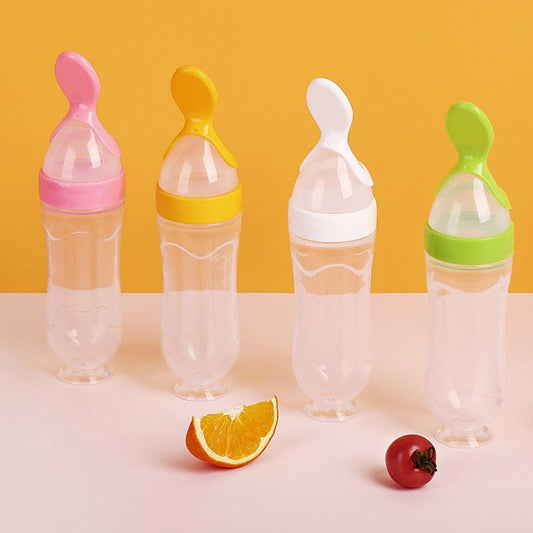 Biberon avec cuillère pour nouveau - né | EasyBottle™ - Univerdesenfants