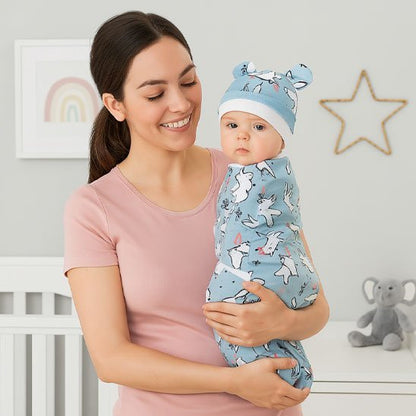 Couverture emmaillotage | Douceur Sécurisante - Univerdesenfants