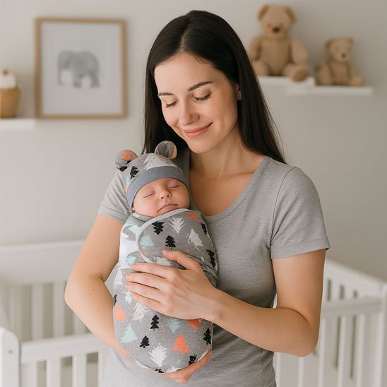 Couverture emmaillotage | Douceur Sécurisante - Univerdesenfants