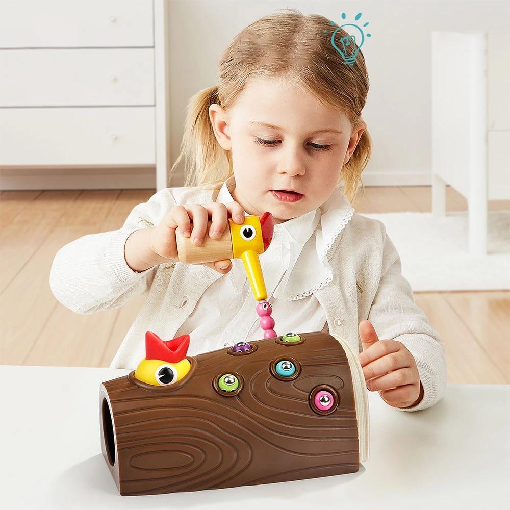 FeedingBird™ - Jouets magnétique attrape - ver | Jeux enfants - Univerdesenfants