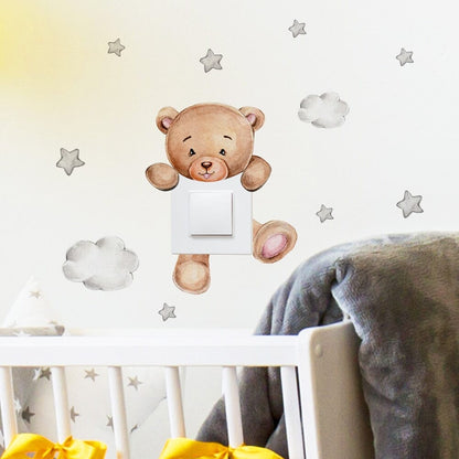 Stickybear™ - Sticker ourson décoratif | Chambre d'enfants - Univerdesenfants