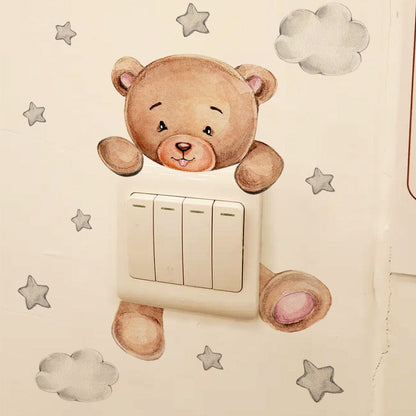 Stickybear™ - Sticker ourson décoratif | Chambre d'enfants - Univerdesenfants