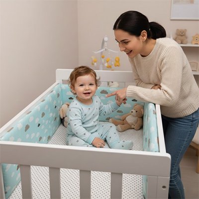 Tour de lit bébé 