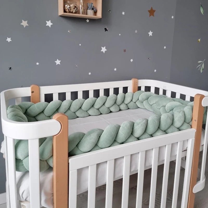 Tresse - de - lit - bébé - menthe - Univerdesenfants