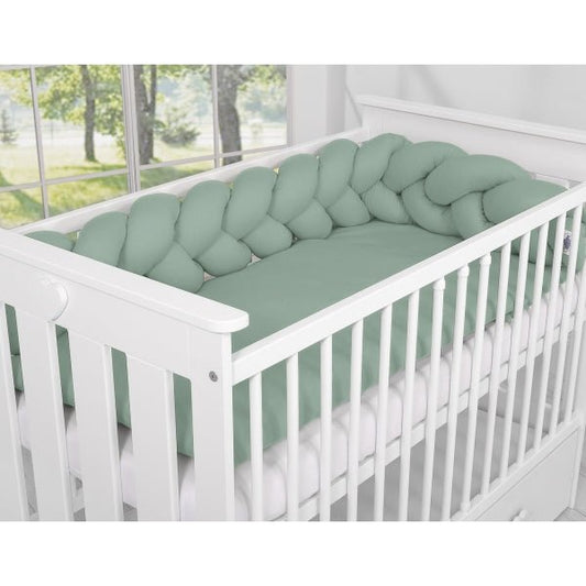 Tresse - de - lit - bébé - menthe - Univerdesenfants