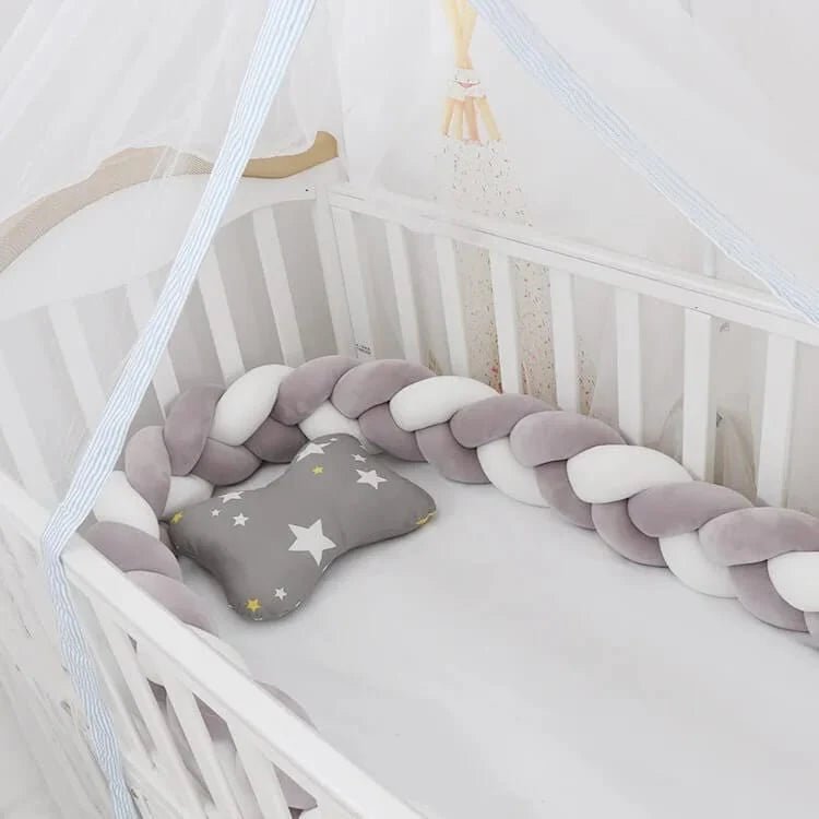 Tresse de lit - Gris Blanc - Univerdesenfants