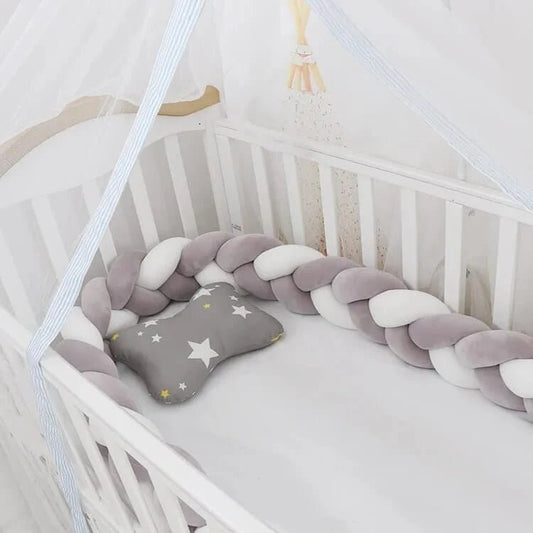 Tresse de lit - Gris Blanc - Univerdesenfants