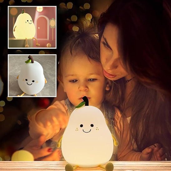 Veilleuse bébé - poire - Univerdesenfants