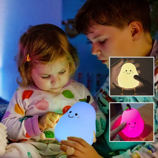 Veilleuse bébé - poire - Univerdesenfants