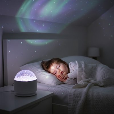 veilleuse bébé projection