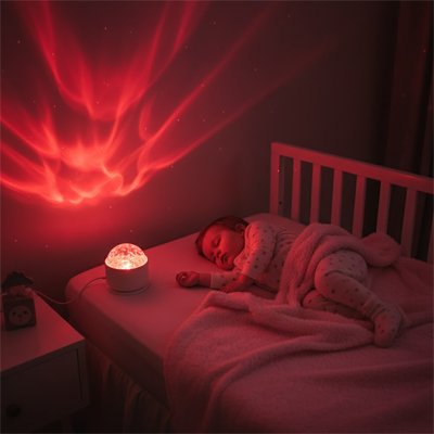 veilleuse bébé projection